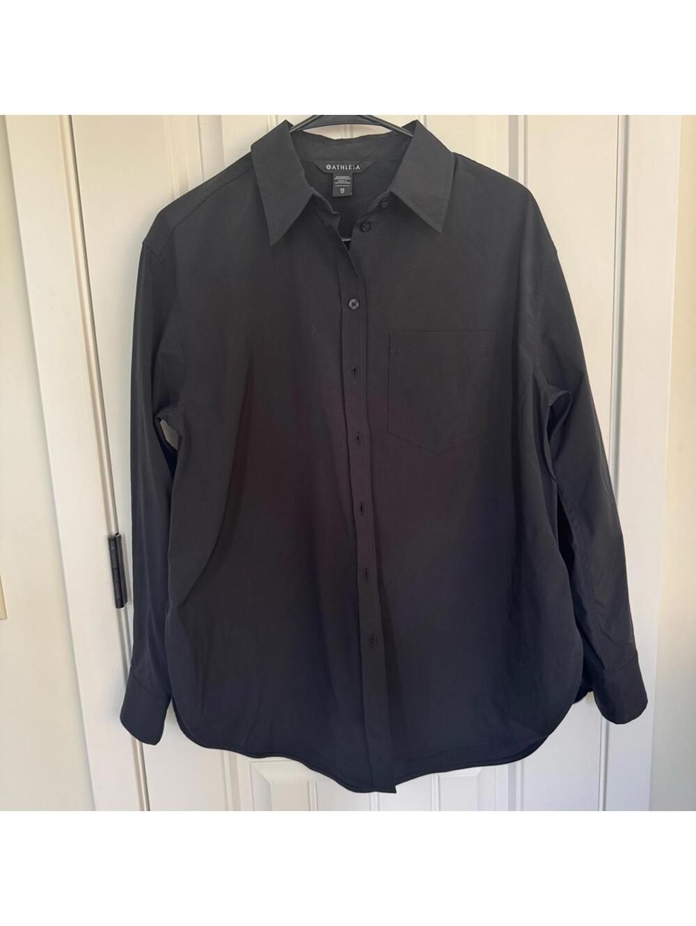Athleta Black Blouse XS